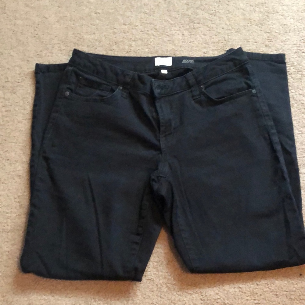 Style & Co. low rise black jeggings